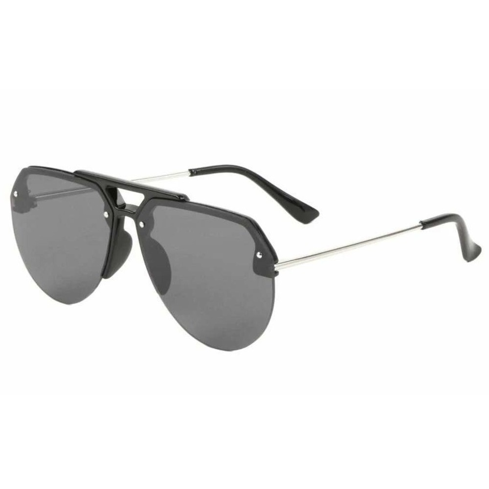 Aviator Sunglasses Rimless Fashion Pilot‎ Style Sun Glasses Trendy Street Wear